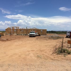 The framing on the Iguana Home is coming along!