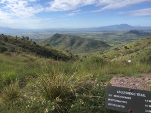 The view from Yaqui Ridge Trail is amazing.